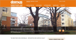 Desktop Screenshot of domus-gmbh.com